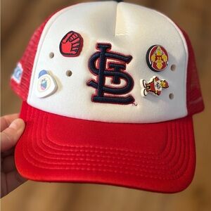 NEW GIFT STL Cardinals Baseball snap back hat with Jibits Hi chew M **2 for 20*